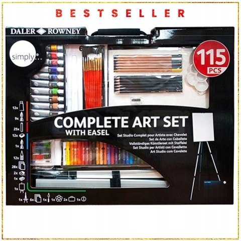 Zestaw plastyczny Daler-Rowney 115 szt. Zestaw plastyczny Daler-Rowney 115 szt.