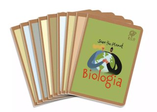 Zeszyt A5 64K tematyczny Be eco! pakiet 10 sztuk mix