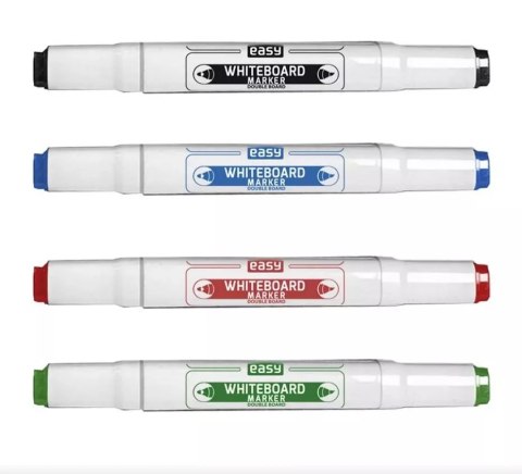 Marker suchościeralny podwójny 4 kolory EASY Marker suchościeralny podwójny 4 kolory EASY