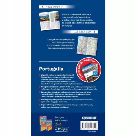Portugalia: 2w1: przewodnik + atlas
