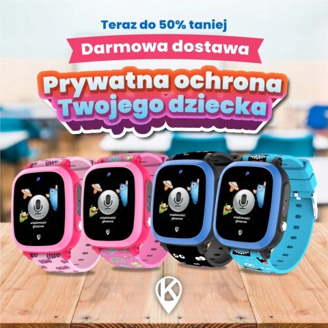 Smartwatch Kidizwatch KidiZ One różowy