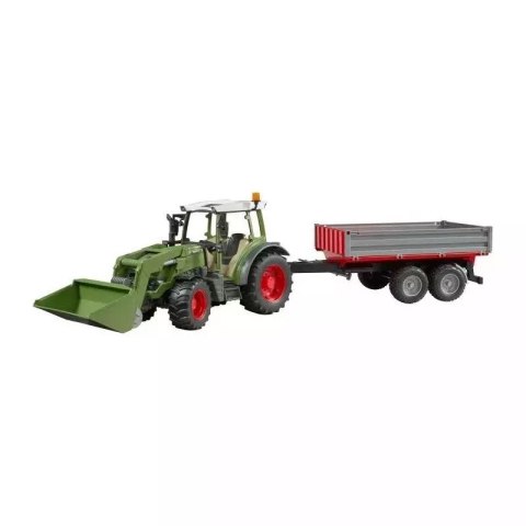 Traktor Fendt Vario 211 z ładowaczem i przyczepą Traktor Fendt Vario 211 z ładowaczem i przyczepą