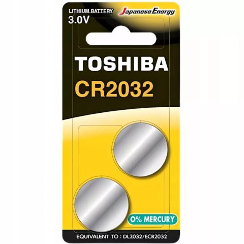 Bateria TOSHIBA CR2032 x2 cena za blister Bateria TOSHIBA CR2032 x2 cena za blister