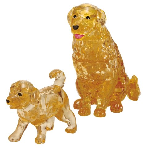 Puzzle 3D 44 elementy. Crystal. Golden Retrieverpaar