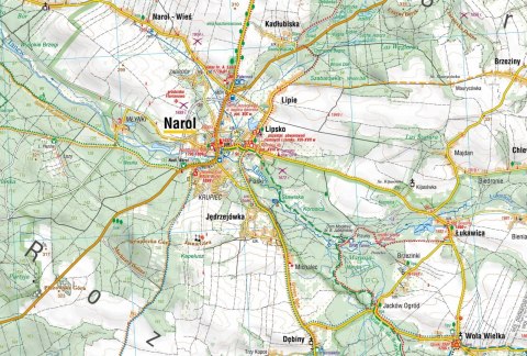 ROZTOCZE WSCHODNIE laminowana mapa turystyczna 1:50 000 COMPASS 2024 ROZTOCZE WSCHODNIE laminowana mapa turystyczna 1:50 000 COMPASS 2024