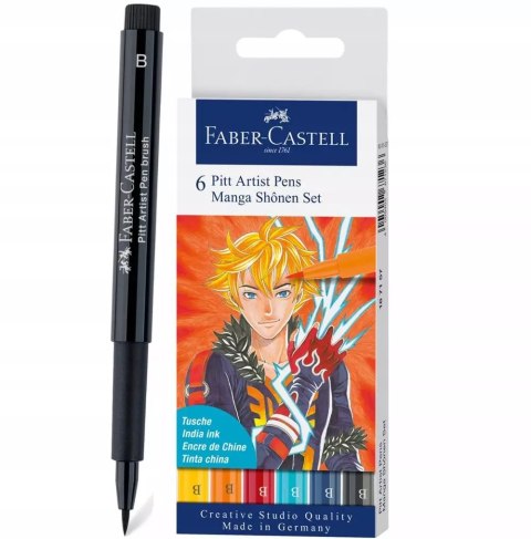 Zestaw Pisaków Faber-Castell Manga Shonen 6