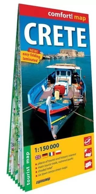 Comfort! map. Mapa turystyczna Crete,1:150 000