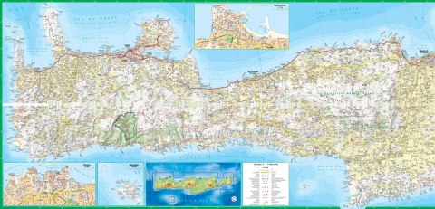 Comfort! map. Mapa turystyczna Crete,1:150 000 Comfort! map. Mapa turystyczna Crete,1:150 000
