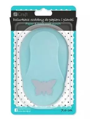 Dziurkacz ozdobny 7,6cm motyl