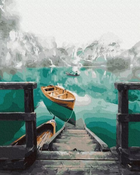 Malowanie po numerach. Jezioro Bryce, 40x50 cm