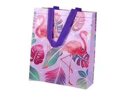 Torba prezentowa Flamingi fioletowa 30,5x24,5x10cm Torba prezentowa Flamingi fioletowa 30,5x24,5x10cm