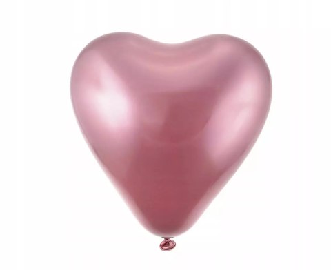 Balony platynowe j. różowe serca 12",6pc Balony platynowe j. różowe serca 12",6pc