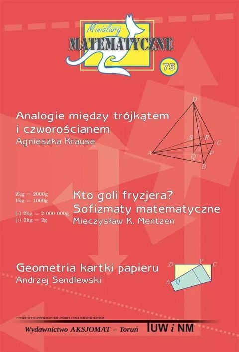 Miniatury matematyczne 75 Miniatury matematyczne 75