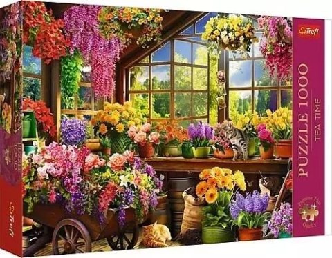 Puzzle 1000 elementów. Premium Plus. Tea Time. Przygotowania do wiosny Puzzle 1000 elementów. Premium Plus. Tea Time. Przygotowania do wiosny