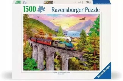 Puzzle 1500 Jesienna przejażdżka pociągiem Puzzle 1500 Jesienna przejażdżka pociągiem