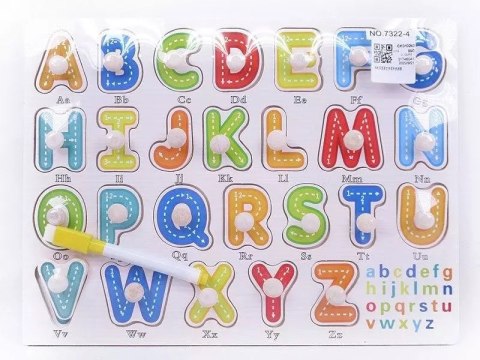 Puzzle drewniane literki Puzzle drewniane literki