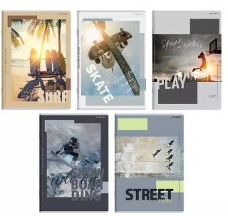 Zeszyt A5/60K linia Poster (10szt) TOP2000