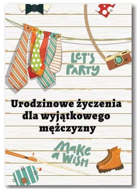Kartka okolicznościowa Let's party Kartka okolicznościowa Let's party