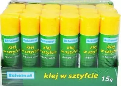 Klej w sztyfcie 15g (24szt) Klej w sztyfcie 15g (24szt)