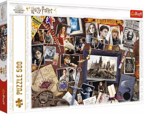 Puzzle 500 elementów. Pamiątki z Hogwartu Puzzle 500 elementów. Pamiątki z Hogwartu