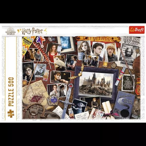 Puzzle 500 elementów. Pamiątki z Hogwartu Puzzle 500 elementów. Pamiątki z Hogwartu