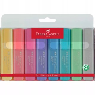 Zakreślacz pastelowy 8 kolorów FABER CASTELL