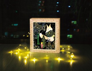 Zestaw do skrobania DIY - Lampka nocna do pokoju - Magiczna Podróż