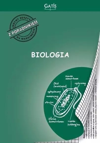 Zeszyt z poradnikiem A5/60k kratka Biologia Zeszyt z poradnikiem A5/60k kratka Biologia
