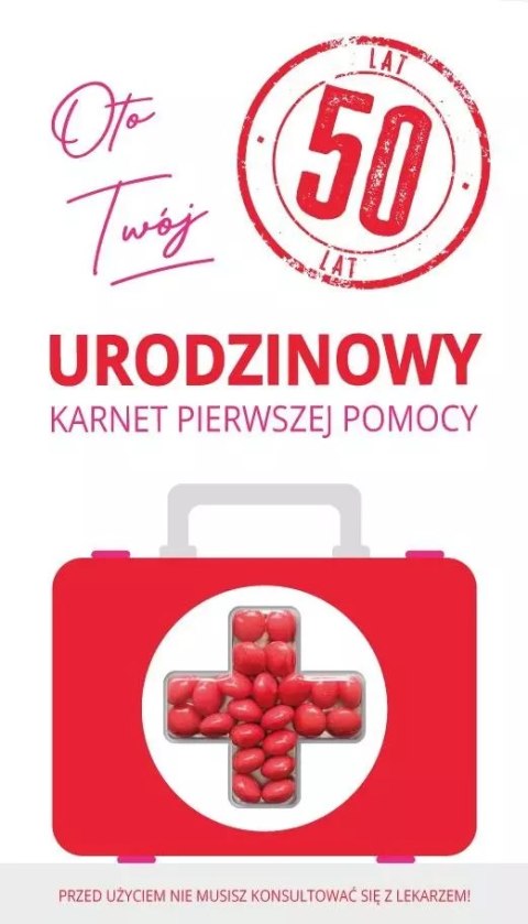Karnet urodziny 50 Karnet urodziny 50