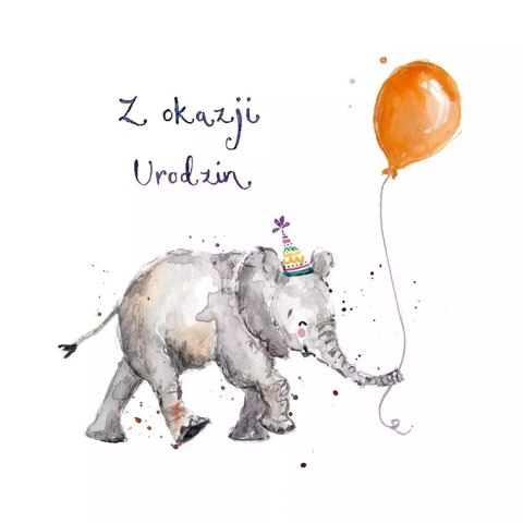 Kartka KW okolicznościowa Urodziny Kartka KW okolicznościowa Urodziny