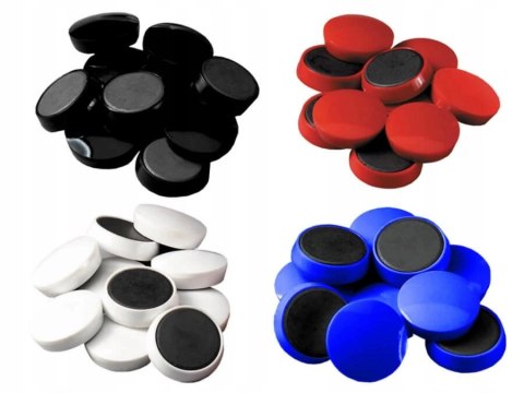 Magnesy do tablic na lodówkę 30mm 10szt HERLITZ Magnesy do tablic na lodówkę 30mm 10szt HERLITZ