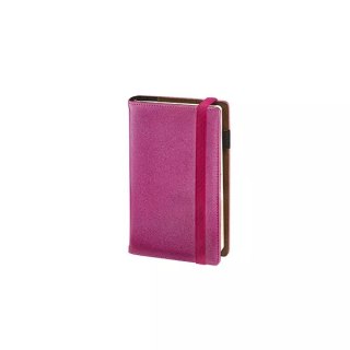 Notes różowy A6 na gumkę kratka N41B-60