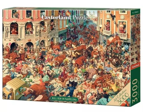 Puzzle 3000 Bull Run in Pampeluna Puzzle 3000 Bull Run in Pampeluna