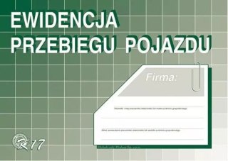 Ewidencja przebiegu pojazdu A5 K-17