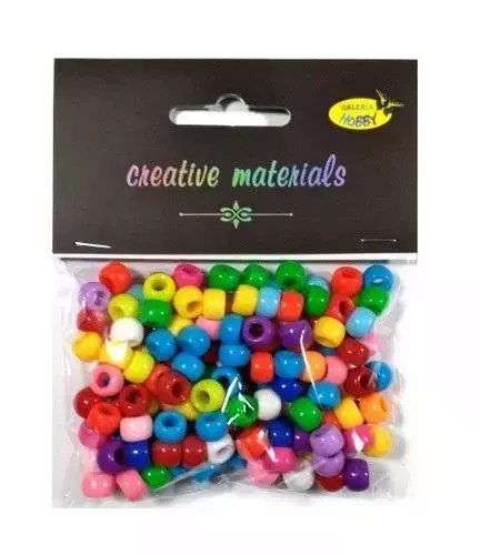 Koraliki kolorowe 6mm 35g ok.150szt Koraliki kolorowe 6mm 35g ok.150szt