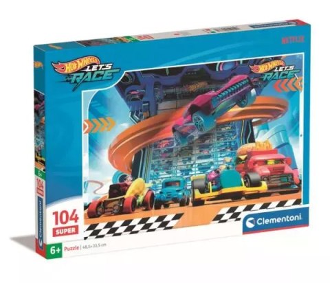 Puzzle 104 Super Kolor Hot Wheels Puzzle 104 Super Kolor Hot Wheels