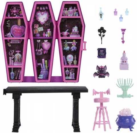 ZESTAW DO ZABAWY MONSTER HIGH SECRET POTION ROOM PLAYSET AKCESORIA