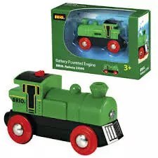 BRIO. Zielony parowóz