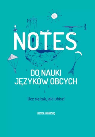 Notes do nauki języków obcych, zielony