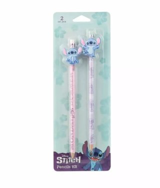 Ołówki z gumową nakładką Disney Fashion Stitch wzór 3 blister 2 szt.