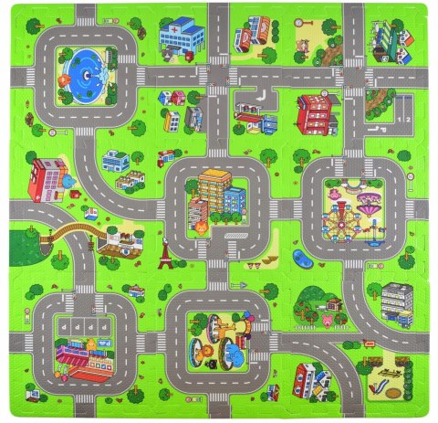 Puzzle piankowe Humbi Miasto Uliczki