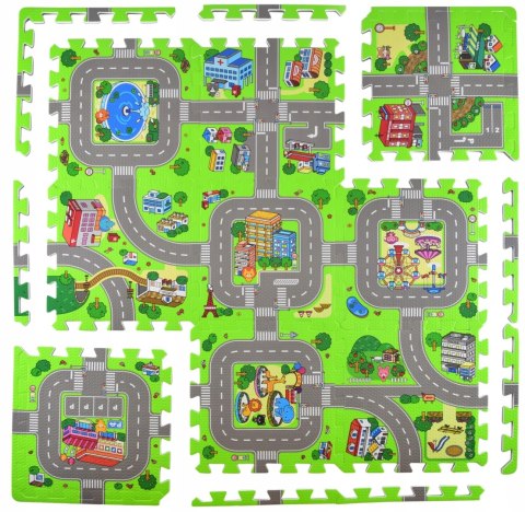 Puzzle piankowe Humbi Miasto Uliczki