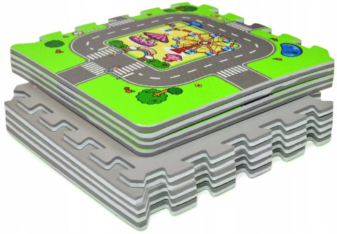 Puzzle piankowe Humbi Miasto Uliczki