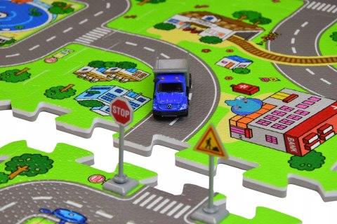 Puzzle piankowe Humbi Miasto Uliczki