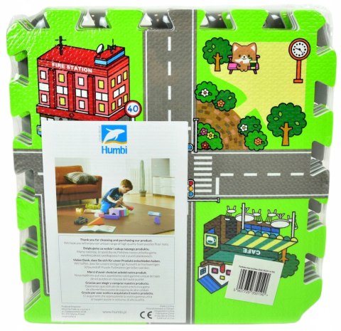 Puzzle piankowe Humbi Miasto Uliczki