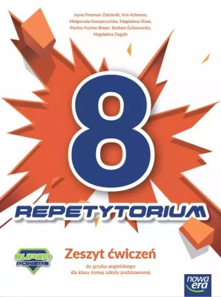 Super Powers NEON 8. Szkoła podstawowa. Zeszyt ćwiczeń. Repetytorium 2024-2026