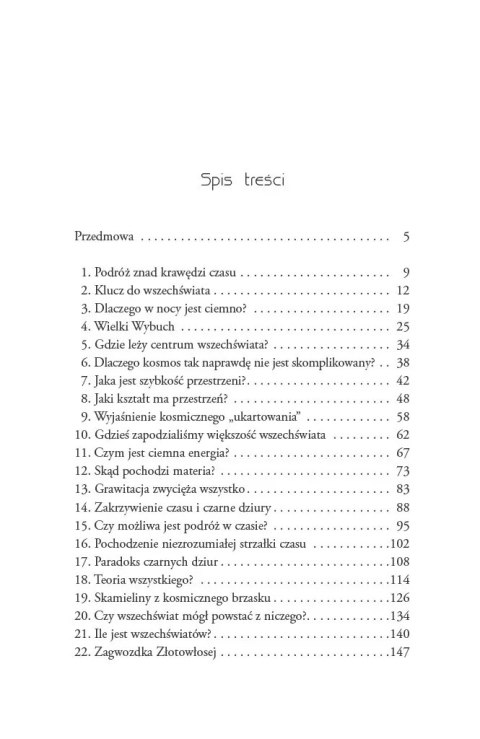 Co pożera wszechświat? I inne zagadki kosmosu