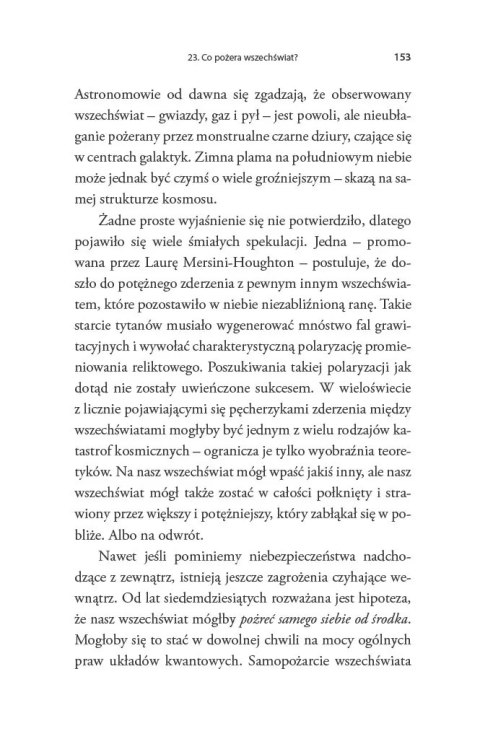 Co pożera wszechświat? I inne zagadki kosmosu