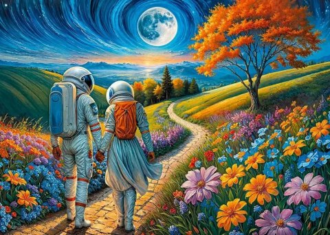Puzzle 1000 elementów. Kosmiczna miłość 30813