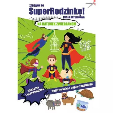 Zadzwoń po superrodzinkę! Misja ratunkowa. Na ratunek zwierzakom KS68311 Trefl Zadzwoń po superrodzinkę! Misja ratunkowa. Na ratunek zwierzakom KS68311 Trefl